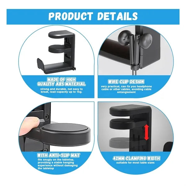 Rotating Headphone Stand Hanger