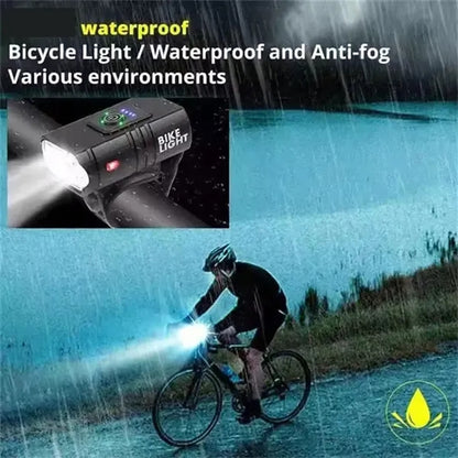 USB Rechargeable LED Bike Light Set for Night Riding