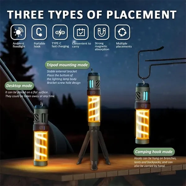 Rechargeable Camping Light Outdoor Mosquito Killer Lamp