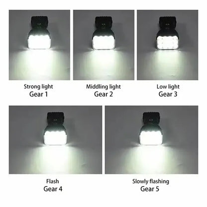 12 LED Bike Lights Horn Set for Night Riding