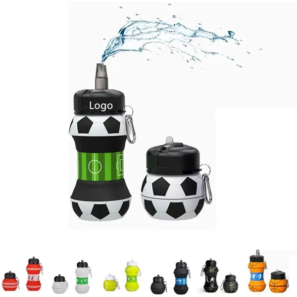 Sports Ball Shaped Collapsible Drinking Cup