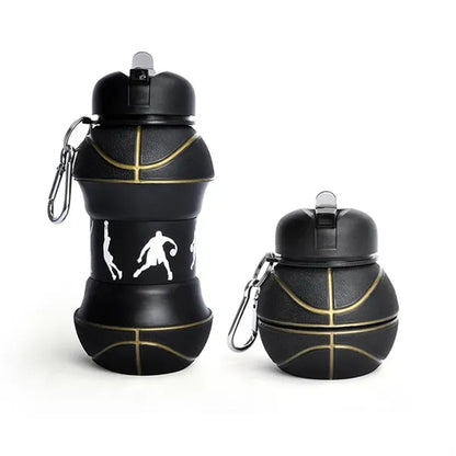 Sports Ball Shaped Collapsible Drinking Cup