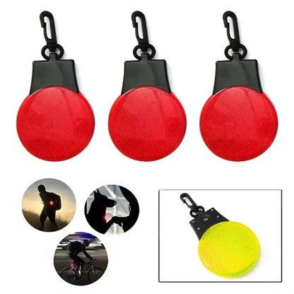 Warning Led Reflector Keychain For Backpack