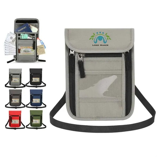 Multi-functional Neck Passport Holder With RFID Protection