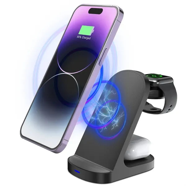 3 in 1 Wireless Charging Dock Phone Charger  Station