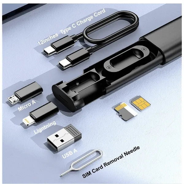 Multi USB Charging Adapter Cable Kit Sim Tray Eject Tool