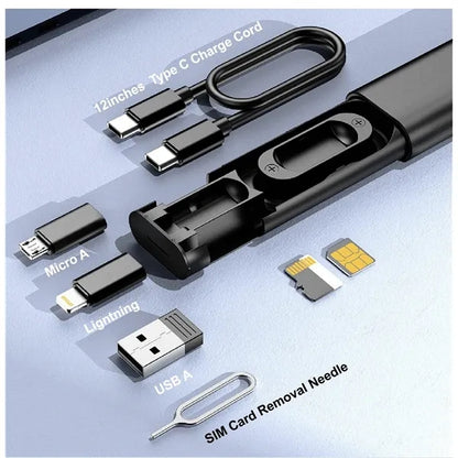 Multi USB Charging Adapter Cable Kit Sim Tray Eject Tool