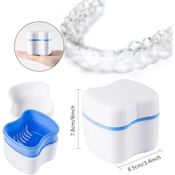 Denture Case Dental False Teeth Storage Boxes