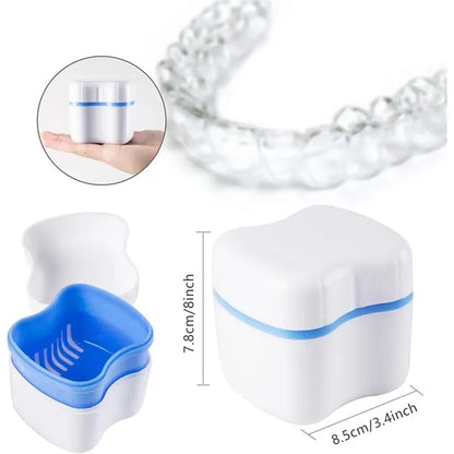 Denture Case Dental False Teeth Storage Boxes