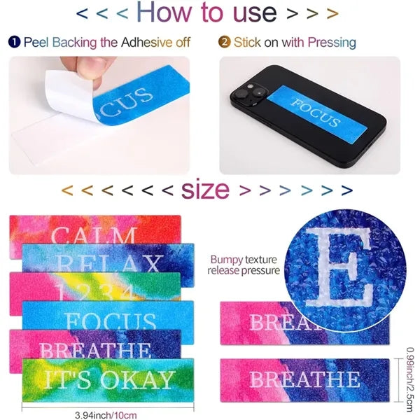 Full Color PEVA Anxiety Sensory Strip Sticker