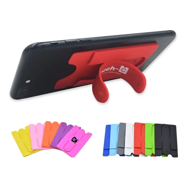 Card Holder with Cell Phone Stand