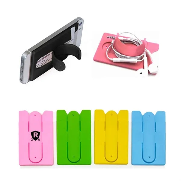 Card Holder with Cell Phone Stand