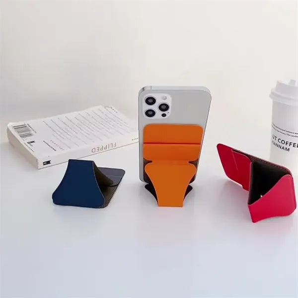 Card Holder with Stand for Back of Phone