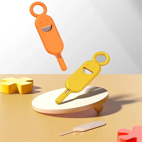 Portable SIM Card Ejector Tool with Keychain Holder