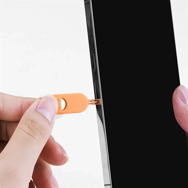 Portable SIM Card Ejector Tool with Keychain Holder