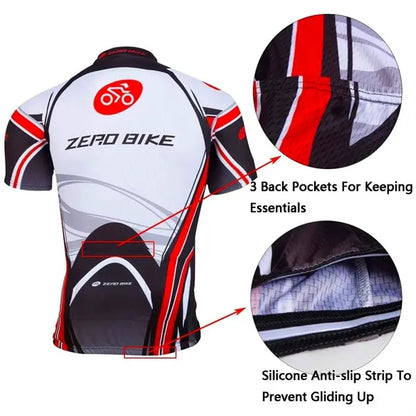 DYE SUBLIMATION SHORT SLEEVE CUSTOM CYCLING JERSEY SHIRT