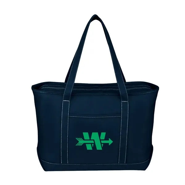 Large 24 oz. Starboard Cotton Canvas Tote Bag