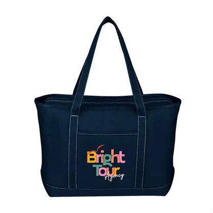 Full Color Large 24 oz. Starboard Cotton Canvas Tote Bag