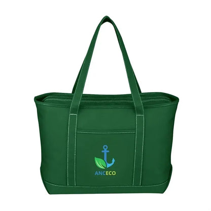 Full Color Large 24 oz. Starboard Cotton Canvas Tote Bag