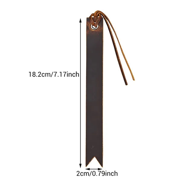 Vintage Leather Bookmark