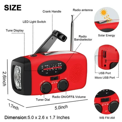 2000Mah Emergency Radio