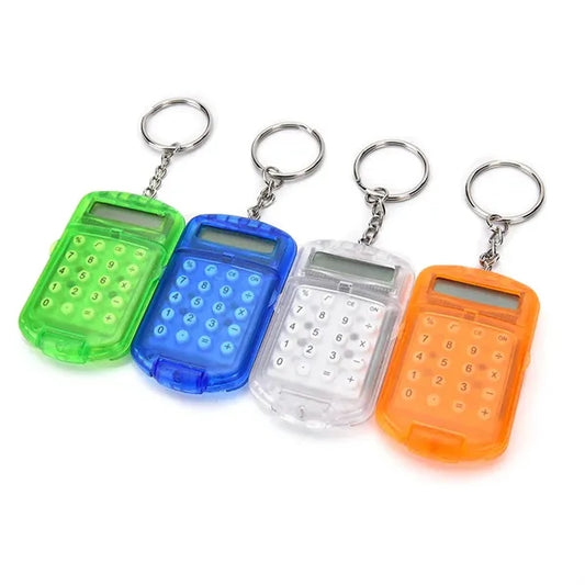 Mini Keychain Digital Calculator