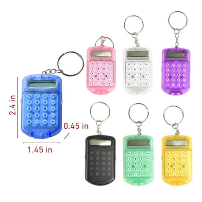 Mini Keychain Digital Calculator