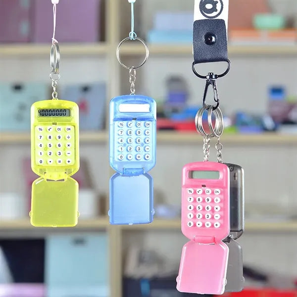Mini Keychain Digital Calculator