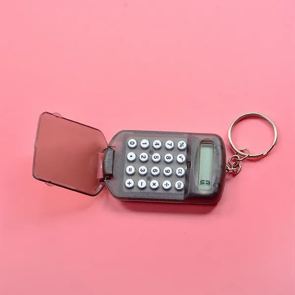 Mini Keychain Digital Calculator