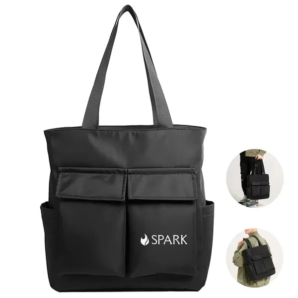 Large Multi-Compartment Tote Bag