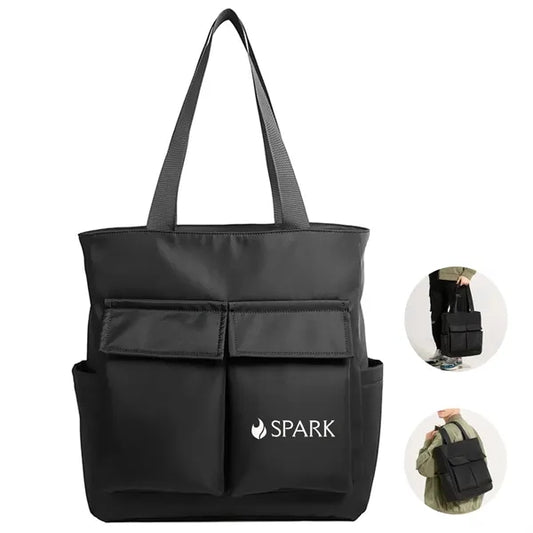 Large Multi-Compartment Tote Bag