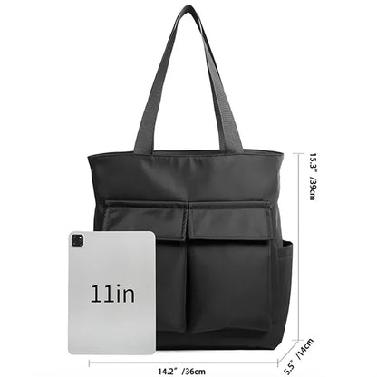 Large Multi-Compartment Tote Bag