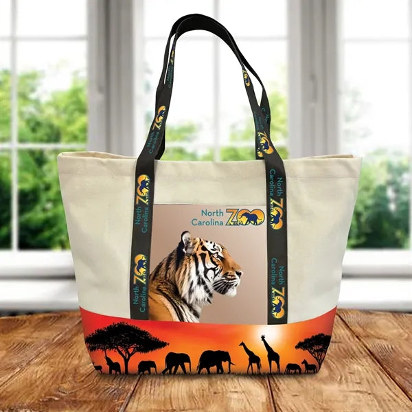 Custom Large rPET Canvas Tote