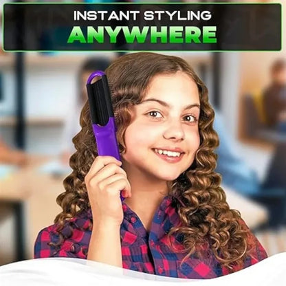 Hair Brush Pocket Folding With Mirror
