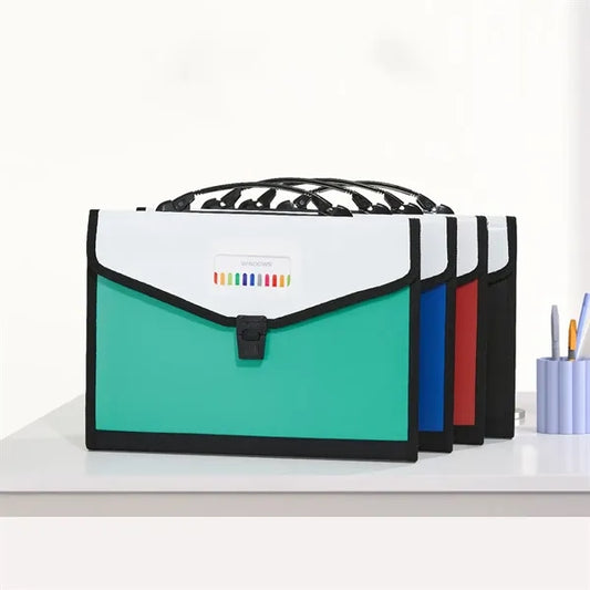 Plastic Expanding File Folder With Handle