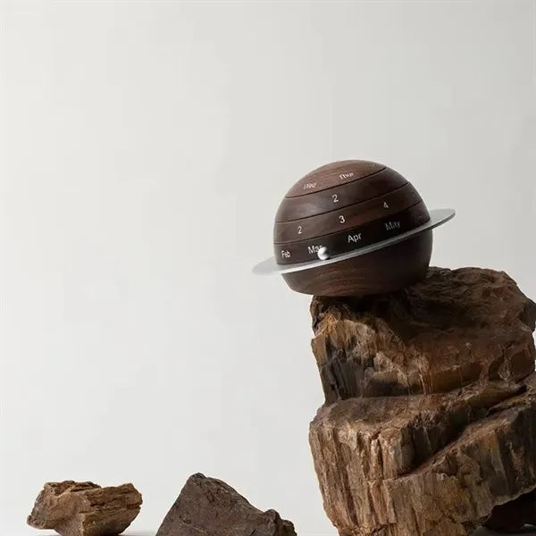 Wooden Desktop Calendar