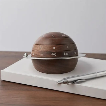 Wooden Desktop Calendar