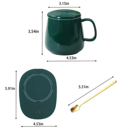 Ceramic Mug Heated Thermal Smart Temperature Cup