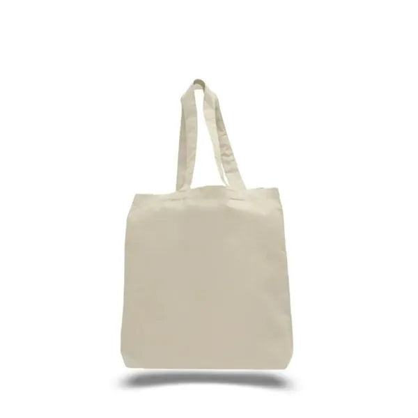 Economy Cotton Shopping Tote with Self Handles