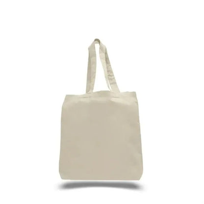Economy Cotton Shopping Tote with Self Handles