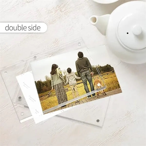 Acrylic Picture Frame Transparency Magnetic Sided Plexiglass