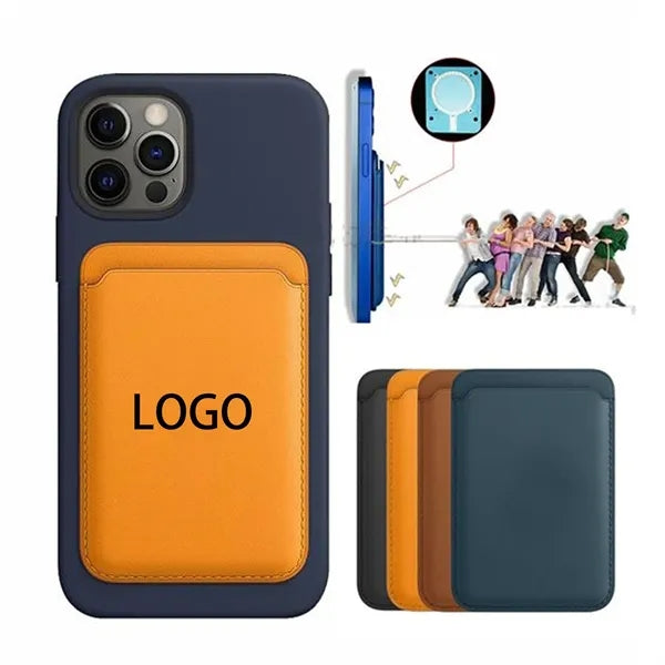 PU Leather Magnetic Card Wallet Holder