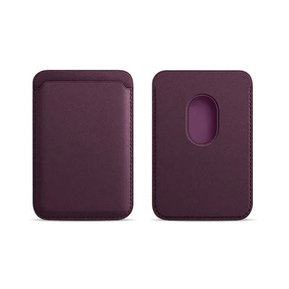 PU Leather Magnetic Card Wallet Holder