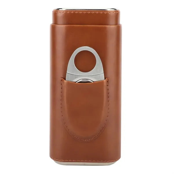 3 Finger Leather Cigar Case