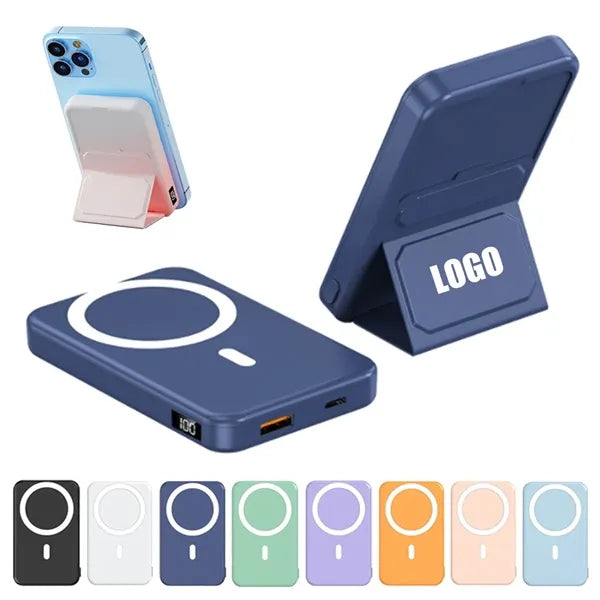 Foldable 10000mAh Wireless Magnetic Power Bank