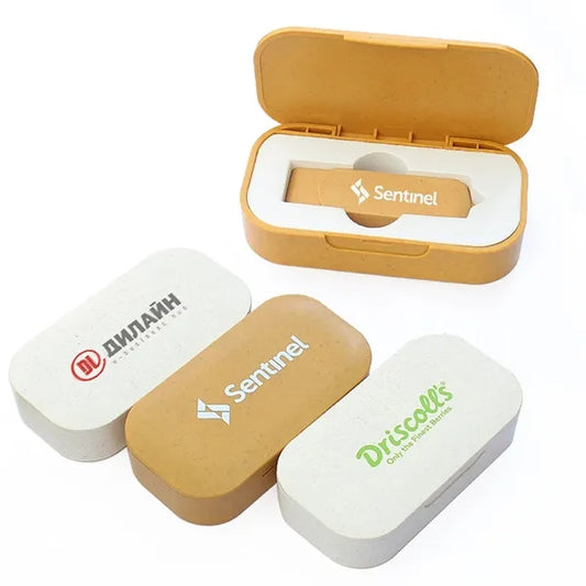 16GB Wheat Straw Usb Flash Drive Set