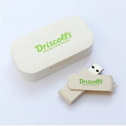 16GB Wheat Straw Usb Flash Drive Set