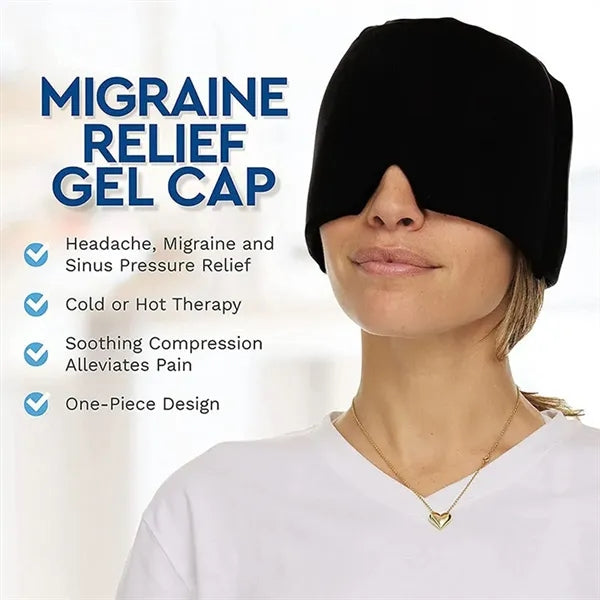 Gel Ice Headache Migraine Relief Cap