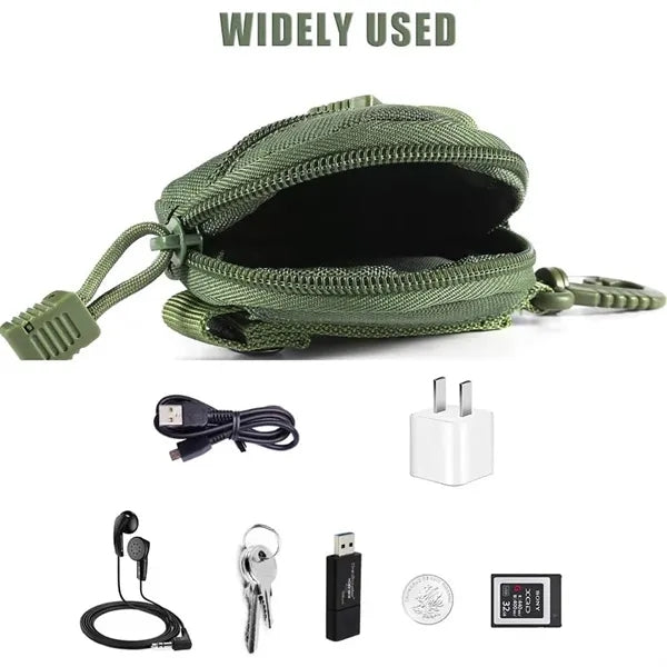 Small Molle Utility Pouch Coin Purse Keychain