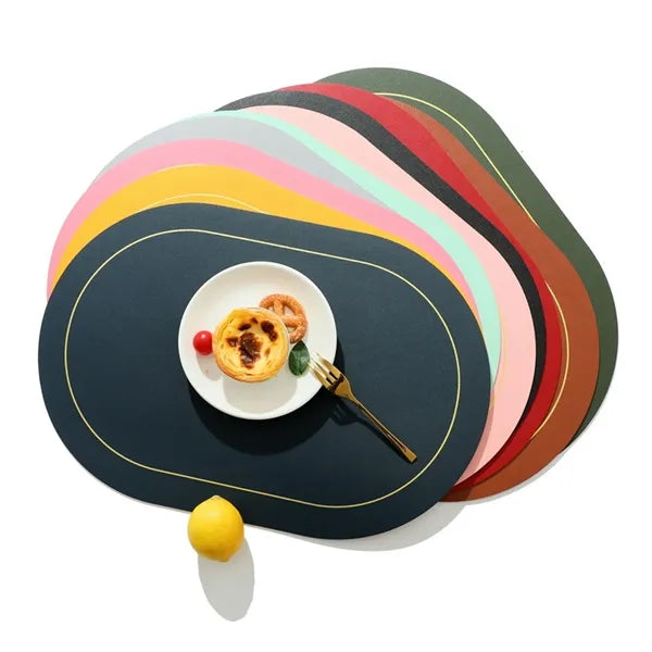 Faux Leather Placemats